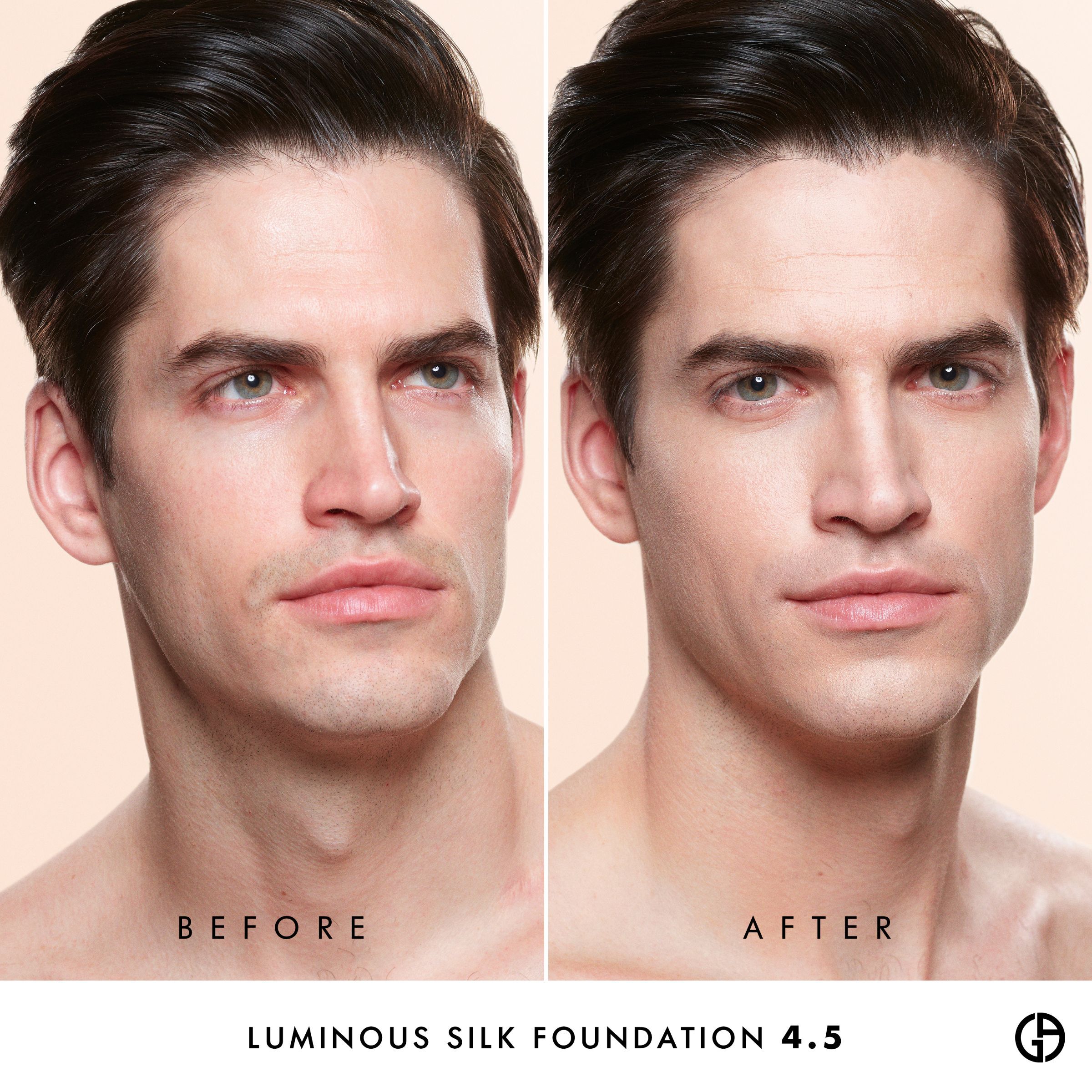 armani luminous silk foundation before after